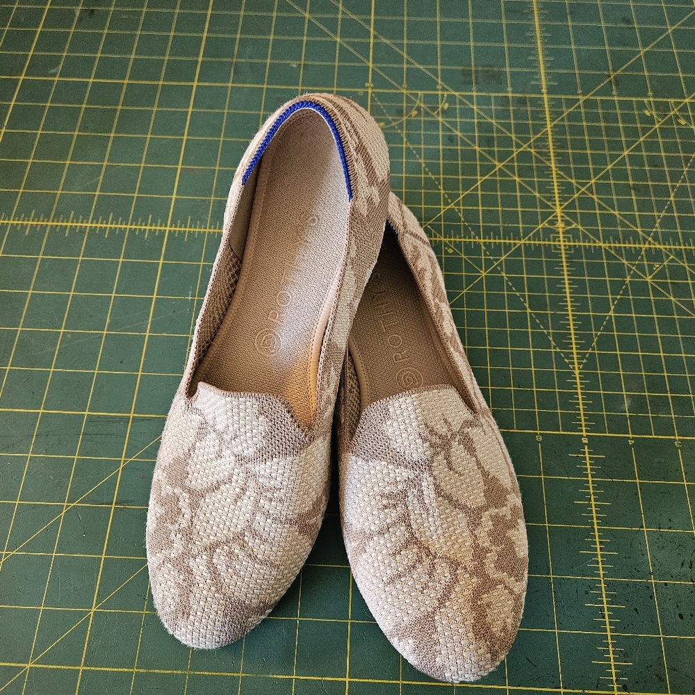 Rothy's Women's Cream Floral Loafers 11